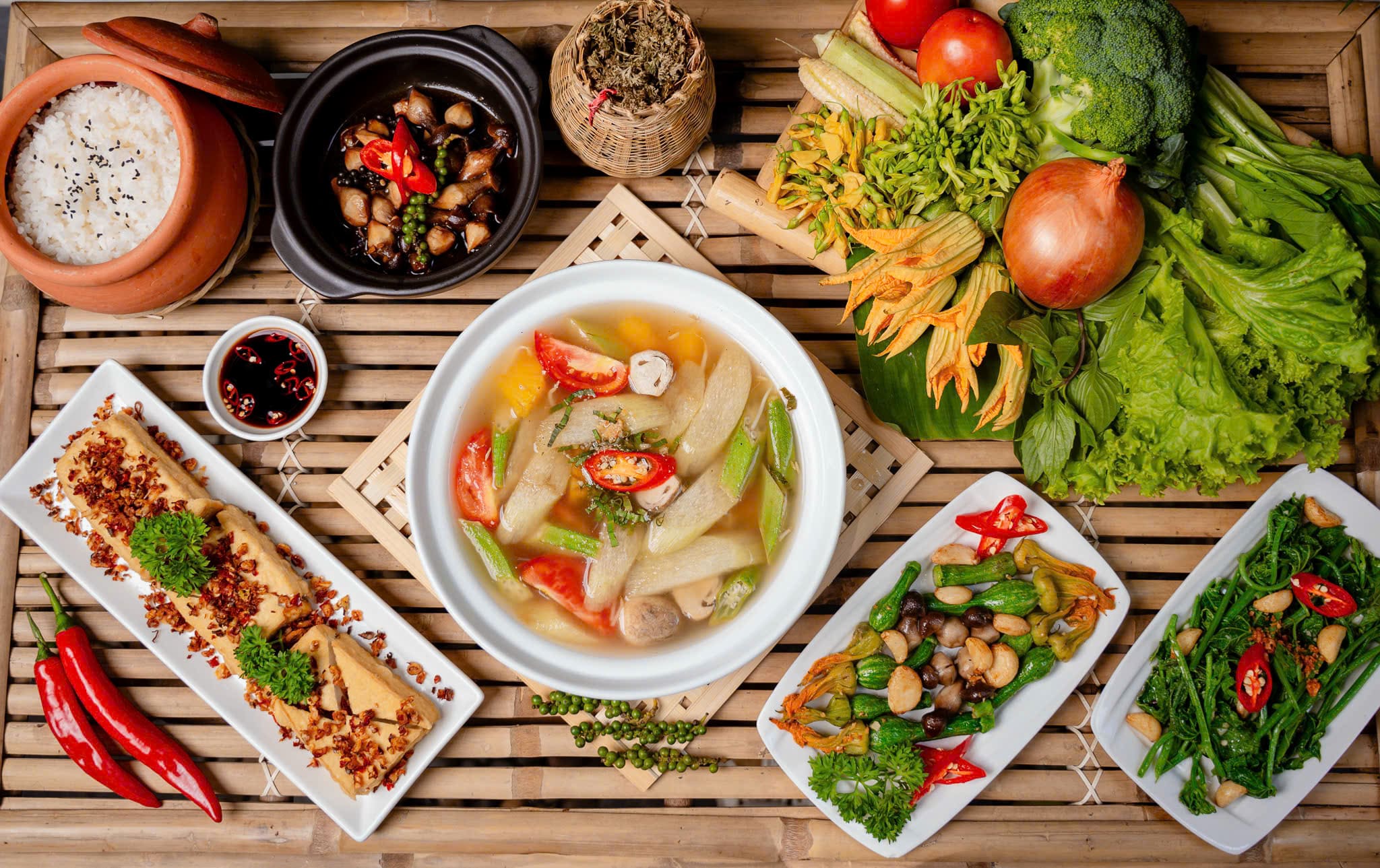 Đậu Hũ Xào Sate